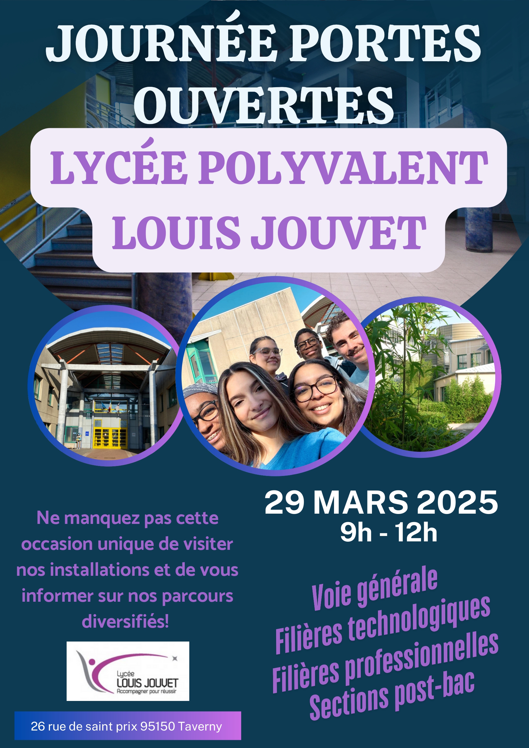Lyc e Louis Jouvet 26 Rue De Saint Prix 95150 Taverny 01 34 18 41 20 Lyc e Louis Jouvet 26 Rue De Saint Prix 95150 Taverny 01 34 18 41 20