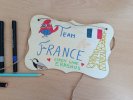 Plaque pour le rosier