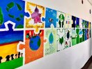 Wall of wishes for the green future